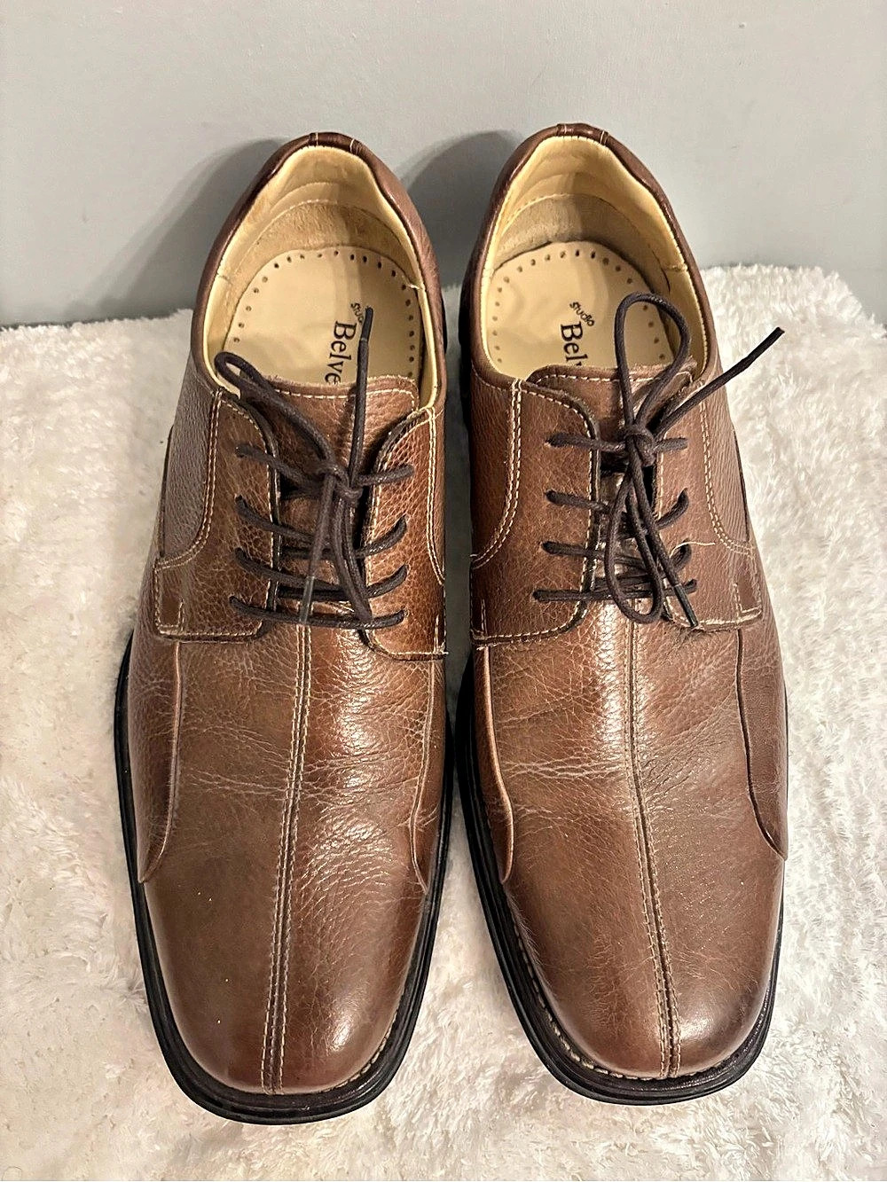 Belvedere Bay Bridge Leather Oxfords in Brown US 10.5 D